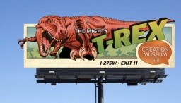 美創造博物館做宣傳 遭進化論主義者批評