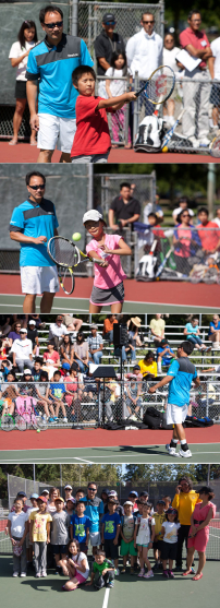 張德培投身體育事工 零距離與網球迷切磋 [圖輯]