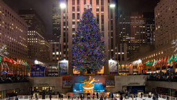 紐約時代廣場播放耶穌降生短片