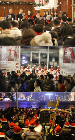 13年最寒冷平安夜 人潮中佳音送溫暖