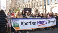 墮胎合法40年 三藩巿五萬人遊行反對