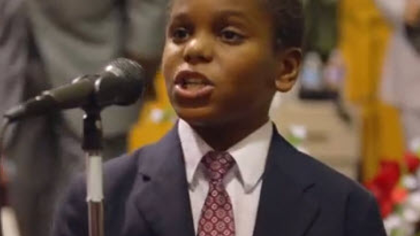 11歲美籍非裔小牧師現驚人講道恩賜