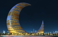 杜拜建月型塔宣示伊斯蘭力量