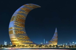 杜拜建月型塔宣示伊斯蘭力量