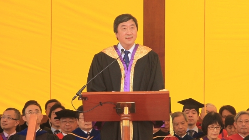 沈祖堯中大畢業禮演辭:成為有理想的人物!