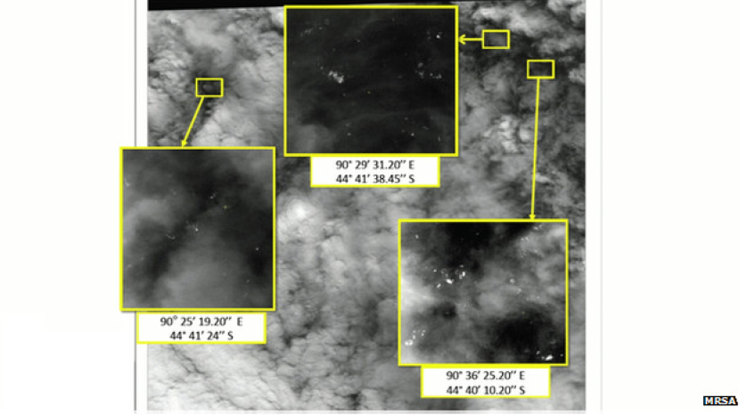 法衛星發現逾百件疑似失聯馬航客機殘骸