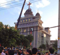 溫州當局續拆教堂十字架 引發警民衝突