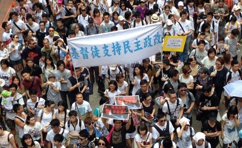 51萬港人上街表達訴求 基督教參與有牧者被捕