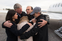 薩伊德牧師到達美國 與葛福臨及家人相聚