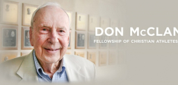 基督徒運動員團契創辦人唐‧麥克連返回天家，在世91年
