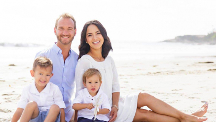 力克胡哲愛妻香苗再懷雙胞 臉書難掩興奮之情