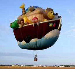 台熱氣球嘉年華 耶穌與挪亞方舟帶歡樂