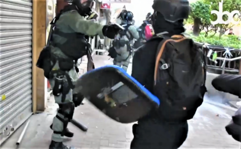 十一國慶警近距實彈射學生 醫生協會7千教師譴責斥行刑