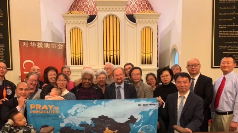 全球聯合公禱會 宣讀聯署為中國北韓教會祈求