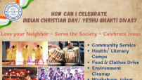 7月3日基督教印度日 倡議愛與服侍改造社會