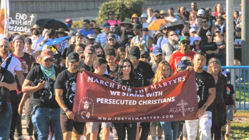 美國千名基督徒聚集 為世界受害教會發聲