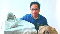 平凡石頭開口《讚美》上帝! 周文志的雕塑活化工程