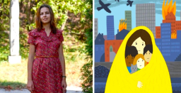 烏克蘭女畫家攜子逃亡 設計emoji促關注人道危機