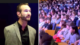 反霸凌講座 生命鬥士力克勉青少年「不要放棄」