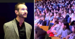 反霸凌講座 生命鬥士力克勉青少年「不要放棄」