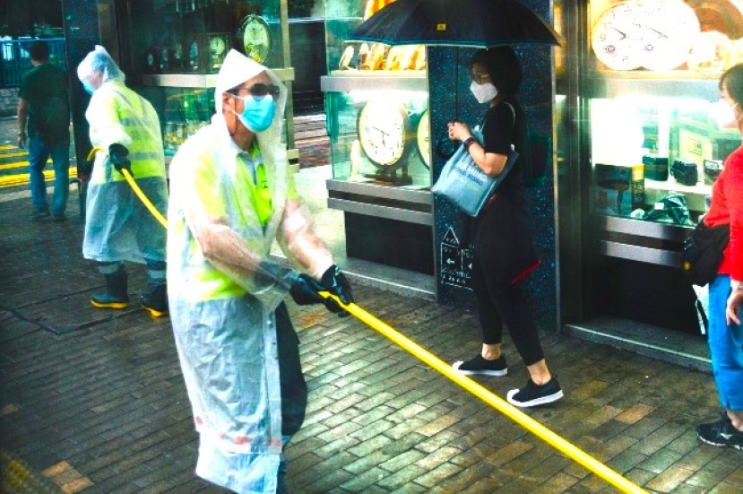 五一勞動節 工委會：疫下清潔工人搵命搏促同酬