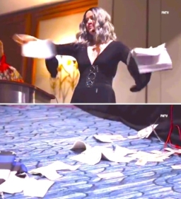 波士頓大型撒但會撕聖經 基督徒進場傳福音