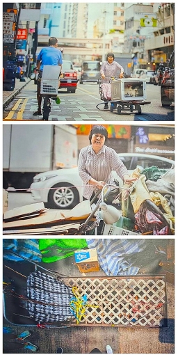 拾荒者《彎腰體驗攝影展覽》圖庫