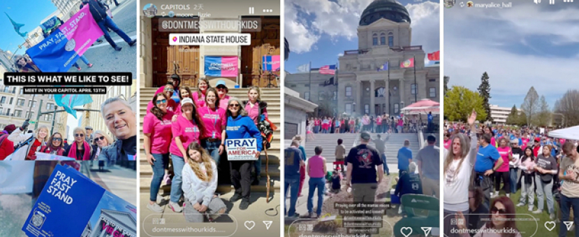 美國50州家長集會祈禱 反對學校隱瞞誘子女性別認同