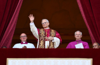 白煙升起!新教宗良十四世上任 將領導全球14億天主教徒