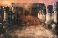 【當代藝粹】黃斌：《從公元30年至今的迦百農會堂》——油畫欣賞及藝術創作理念