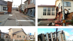 日本能登半島再現地震:教會入口被壓碎 幼兒園接收災民